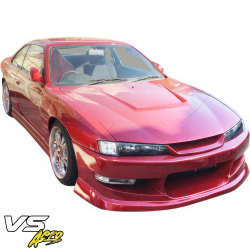 VSaero FRP WOR9 v1 Front Bumper for Nissan 240SX (S14) 1997-1998 image - 24