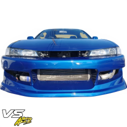 VSaero FRP WOR9 v1 Front Bumper for Nissan 240SX (S14) 1997-1998 image - 3