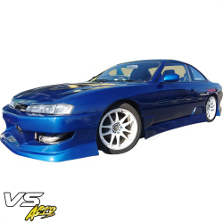 VSaero FRP WOR9 v1 Side Skirts for Nissan 240SX (S14) 1995-1998 image - 2
