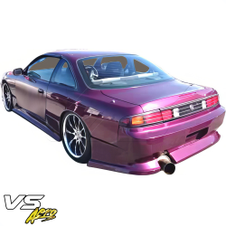 VSaero FRP WOR9 v1 Rear Bumper for Nissan 240SX (S14) 1995-1998 image - 6