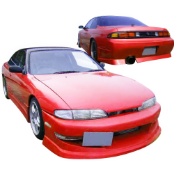 VSaero FRP WOR9 v1 Body Kit 4pc for Nissan 240SX (S14) 1995-1996 image - 1