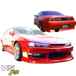 VSaero FRP WOR9 v1 Body Kit 4pc for Nissan 240SX (S14) 1997-1998 image - 2