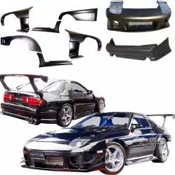 FRP RMAG RAME Wide Body Kit 8pc > Mazda RX-7 (FC3S) 1986-1992 image - 1