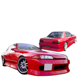 VSaero FRP BSPO Body Kit 4pc for Nissan Skyline (R32) GTS 1990-1994 > 4dr Sedan image - 1