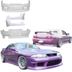VSaero FRP DUC v2 Body Kit 4pc > Nissan Skyline (R32) GTS 1990-1994 > 2dr Coupe image - 2