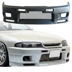 FRP GTR-look Front Bumper > Nissan Skyline (R33) GTS 1995-1998 > 2/4dr image - 24