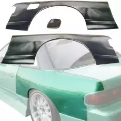 FRP MSPO Wide Body Fenders (rear) w Gas Cap 50mm > Nissan 240SX (S13) 1989-1994 > 2dr Coupe image - 18