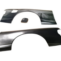 VSaero FRP MSPO Wide Body Fenders (rear) w Gas Cap 50mm for Nissan 240SX (S13) 1989-1994 > 2dr Coupe image - 1
