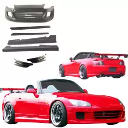 FRP GSPO Body Kit 7pc > Honda S2000 AP1 2000-2003 image - 1