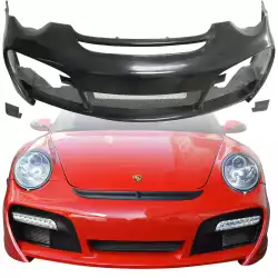 FRP TART GT Front Bumper 3pc > Porsche 911 (997) 2005-2012 image - 1