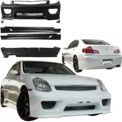 FRP GAIL Body Kit 4pc > Infiniti G35 Sedan 2003-2004 > 4dr Sedan image - 2