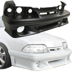 VSaero FRP STALK Front Bumper for Ford Mustang 1987-1992 > 2dr image - 15