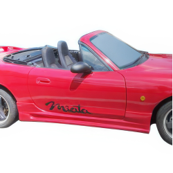 VSaero FRP BOME Side Skirts for Mazda Miata MX-5 (NB) 1998-2005 image - 1