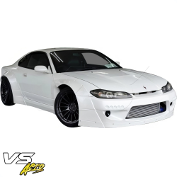 VSaero FRP TKYO Wide Body Front Bumper for Nissan Silvia (S15) 1999-2002 image - 29