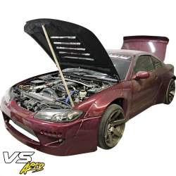 VSaero FRP TKYO Wide Body Front Bumper for Nissan Silvia (S15) 1999-2002 image - 35
