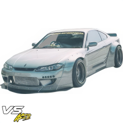 VSaero FRP TKYO Wide Body Front Bumper for Nissan Silvia (S15) 1999-2002 image - 39