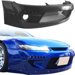 VSaero FRP TKYO Wide Body Front Bumper for Nissan Silvia (S15) 1999-2002 image - 1