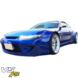 VSaero FRP TKYO Wide Body Front Bumper for Nissan Silvia (S15) 1999-2002 image - 3