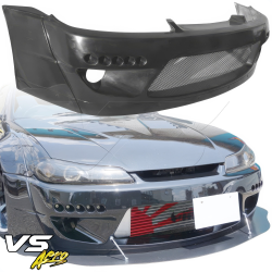 VSaero FRP TKYO Wide Body Front Bumper for Nissan Silvia (S15) 1999-2002 image - 22