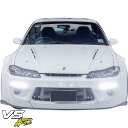 VSaero FRP TKYO Wide Body Front Splitter for Nissan Silvia (S15) 1999-2002 image - 7