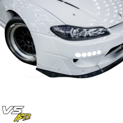 VSaero FRP TKYO Wide Body Front Splitter for Nissan Silvia (S15) 1999-2002 image - 8