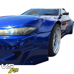 VSaero FRP TKYO Wide Body Fenders (front) 50mm for Nissan Silvia (S15) 1999-2002 image - 2