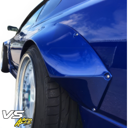 VSaero FRP TKYO Wide Body Fender Flares (rear) 80mm for Nissan Silvia (S15) 1999-2002 image - 3