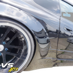 VSaero FRP TKYO Wide Body Fender Flares (rear) 80mm for Nissan Silvia (S15) 1999-2002 image - 8