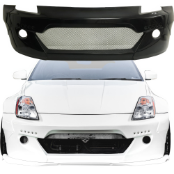 VSaero FRP TKYO Wide Body Front Bumper for Nissan 350Z (Z33) 2003-2008 image - 17