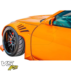 VSaero FRP TKYO Wide Body Fender Flares (front) 2pc 40mm for Nissan 350Z (Z33) 2003-2008 image - 2