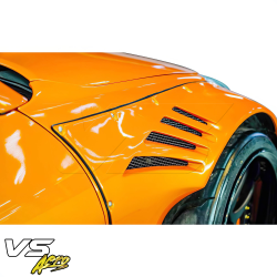 VSaero FRP TKYO Wide Body Fender Flares (front) 2pc 40mm for Nissan 350Z (Z33) 2003-2008 image - 3