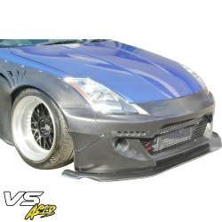 VSaero FRP TKYO Wide Body Fender Flares (front) 2pc 40mm for Nissan 350Z (Z33) 2003-2008 image - 9