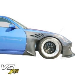 VSaero FRP TKYO Wide Body Fender Flares (front) 2pc 40mm for Nissan 350Z (Z33) 2003-2008 image - 24
