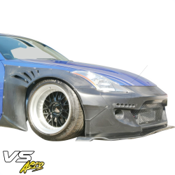 VSaero FRP TKYO Wide Body Fender Flares (front) 2pc 40mm for Nissan 350Z (Z33) 2003-2008 image - 25