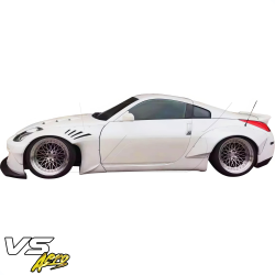 VSaero FRP TKYO Wide Body Fender Flares (rear) 2pc 80mm for Nissan 350Z (Z33) 2003-2008 image - 35