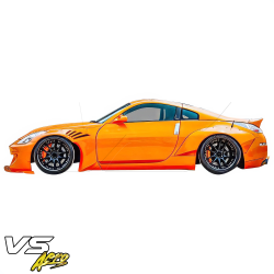 VSaero FRP TKYO Wide Body Fender Flares (rear) 2pc 80mm for Nissan 350Z (Z33) 2003-2008 image - 18