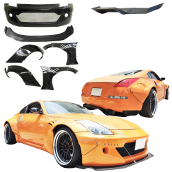 VSaero FRP TKYO Wide Body Kit 9pc for Nissan 350Z (Z33) 2003-2008 image - 1