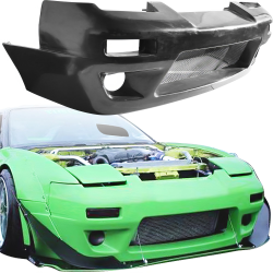 VSaero FRP TKYO v2 Front Bumper for Nissan 240SX 1989-1994 > 2/3dr image - 1