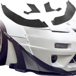 VSaero FRP TKYO v2 Wide Body Front Canards 4pc for Nissan 240SX 1989-1994 > 2/3dr image - 19