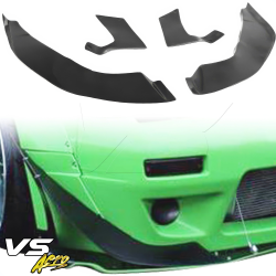 VSaero FRP TKYO v2 Wide Body Front Canards 4pc for Nissan 240SX 1989-1994 > 2/3dr image - 9