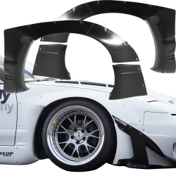 VSaero FRP TKYO v2 Wide Body 50mm Fender Flares (front) 4pc for Nissan 240SX 1989-1994 > 2/3dr image - 21