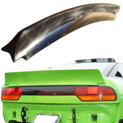 VSaero FRP TKYO v1 Trunk Spoiler Wing for Nissan 240SX 1989-1994 > 3dr Hatch image - 1