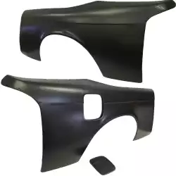 FRP MSPO Wide Body Fenders (rear) w cap 30mm > Nissan 240SX (S14) 1995-1998 image - 1