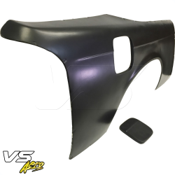 VSaero FRP MSPO Wide Body Fenders (rear) w cap 30mm for Nissan 240SX (S14) 1995-1998 image - 6