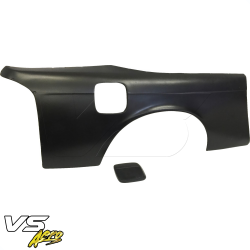 VSaero FRP MSPO Wide Body Fenders (rear) w cap 30mm for Nissan 240SX (S14) 1995-1998 image - 9