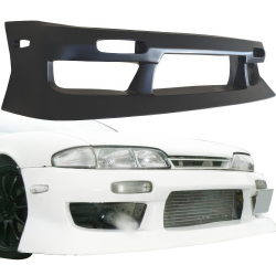 VSaero FRP URA Front Bumper for Nissan 240SX (S14) 1995-1996 image - 15