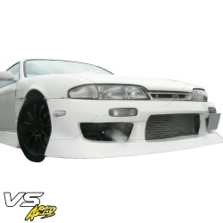 VSaero FRP URA Front Bumper for Nissan 240SX (S14) 1995-1996 image - 16