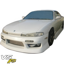 VSaero FRP URA Front Bumper for Nissan 240SX (S14) 1995-1996 image - 20