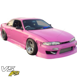 VSaero FRP URA Front Bumper for Nissan 240SX (S14) 1995-1996 image - 2