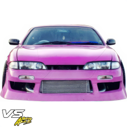 VSaero FRP URA Front Bumper for Nissan 240SX (S14) 1995-1996 image - 3